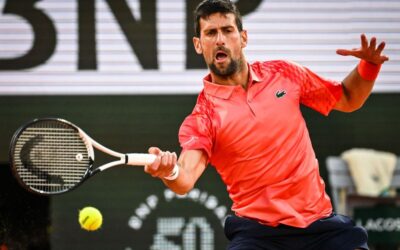 Novak Djokovic has something strange taped to his chest at French Open