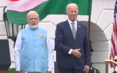 Biden Caught Slowly Removing Hand From Heart When He Realizes Song Playing Isn’t National Anthem