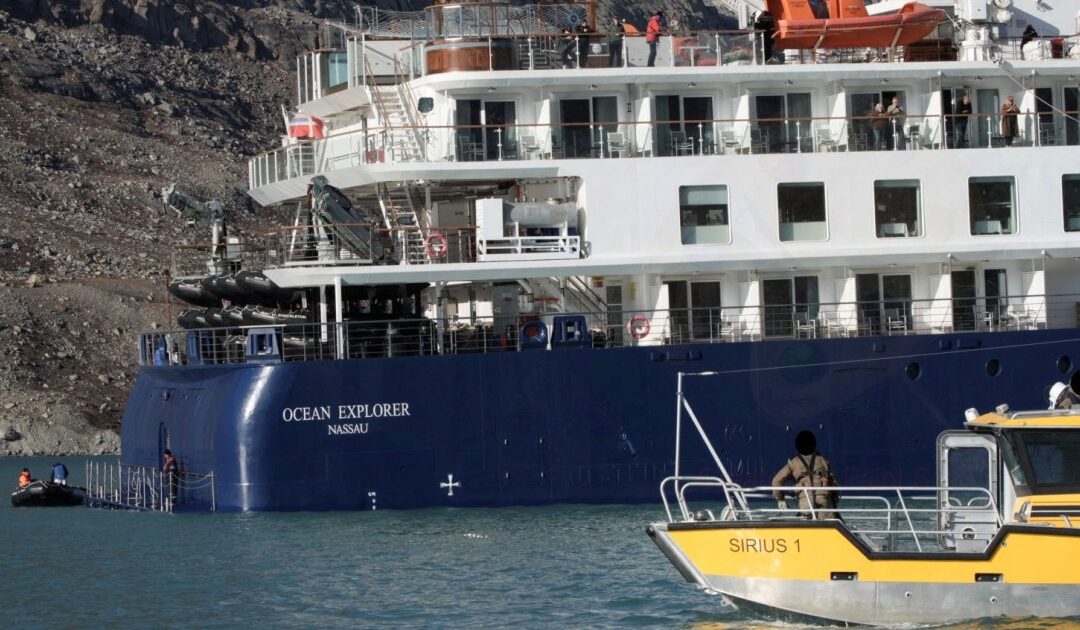 Cruise ship with 206 passengers stuck in Greenland’s Arctic
