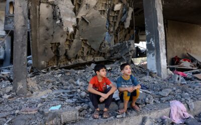 Gaza family opts to live in ruins of home