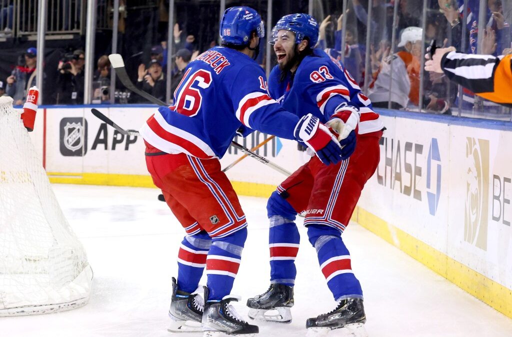Rangers seeking bigger prizes after checking off first playoff goal