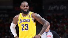 James leads Lakers into NBA play-offs