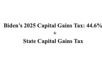 Biden Calls for 44.6% Capital Gains Tax, Highest Since 1922…