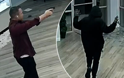 Video shows gun-wielding Army vet storeowner scare off attempted thief
