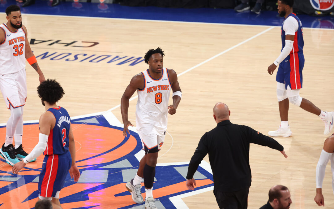 Knicks’ Game 1 report card: OG Anunoby, bench lead way against Pistons