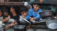 First sick children have left Gaza for UK
