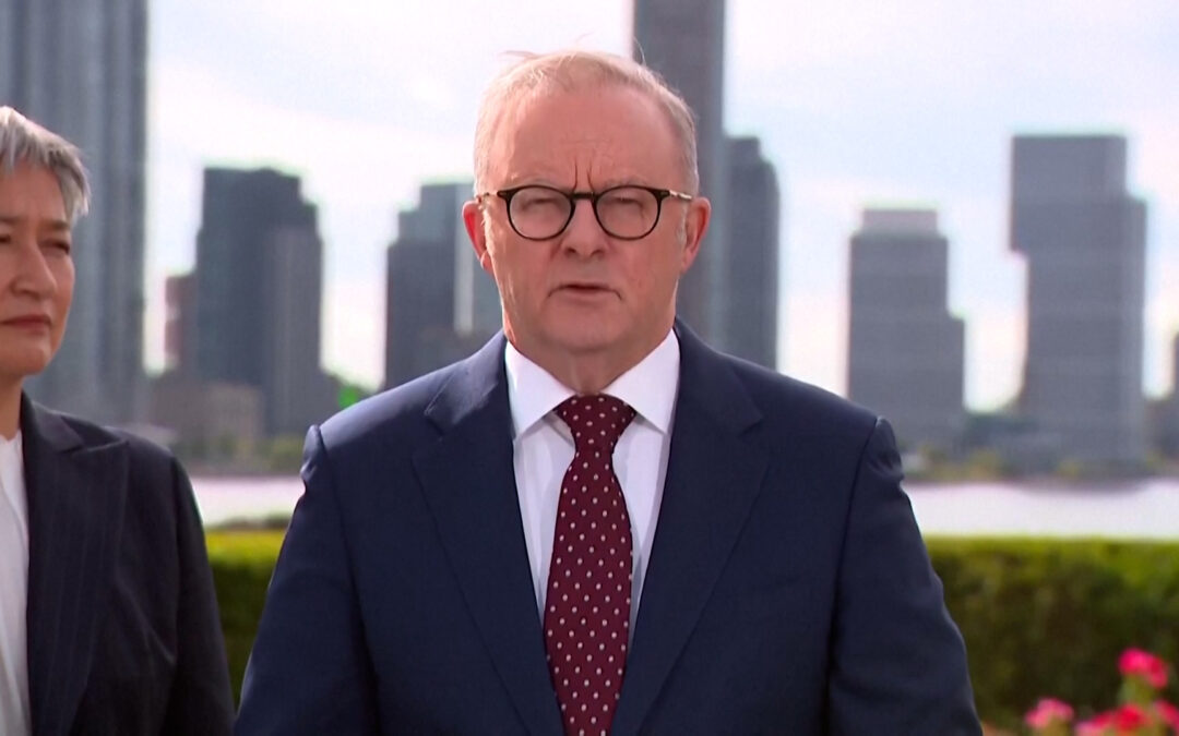 Australian PM announces formal recognition of Palestine