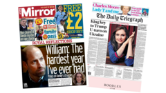 William's 'hardest year' and King 'key to Trump U-turn'