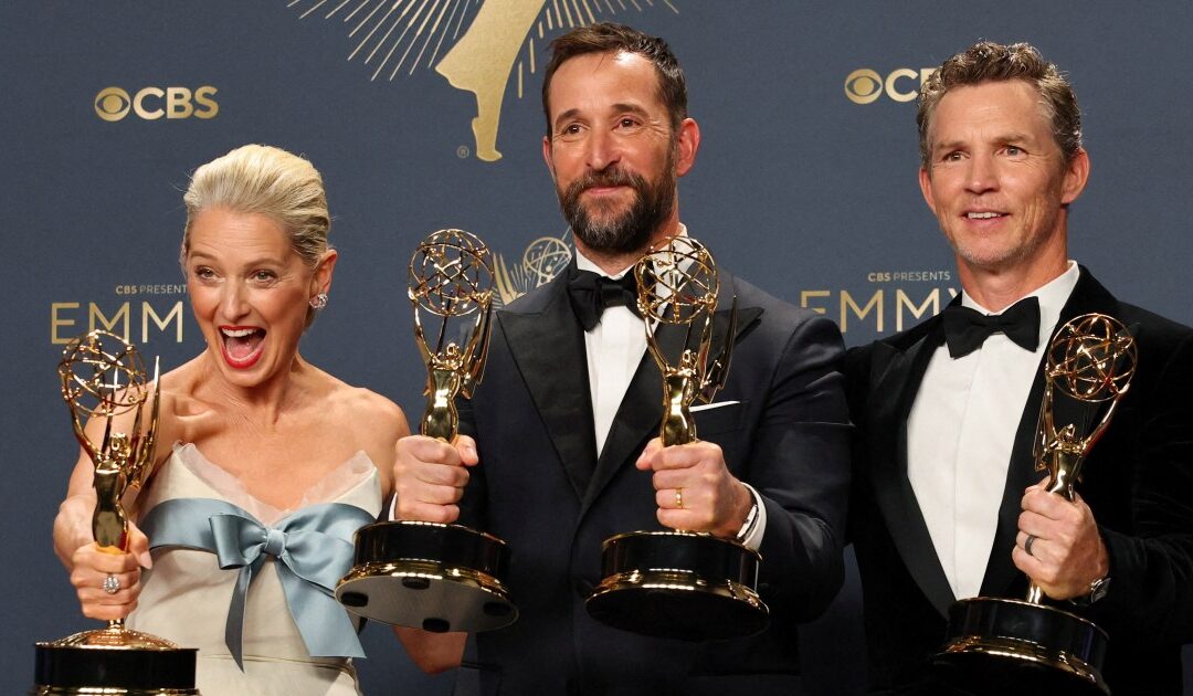 The Pitt wins best TV drama Emmy, as war on Gaza echoes at ceremony