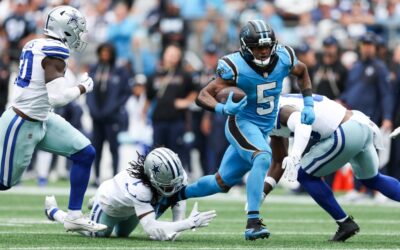 Panthers down Cowboys on last-second field goal as Rico Dowdle runs wild on old team