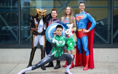 Inside the elaborate costumes at NY Comic Con – including couch-turned-ballgown, hand-bedazzled Cinderella slippers
