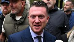 Tommy Robinson refused to give phone Pin to police to protect 'journalistic material'