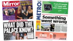 The Papers: 'What did the palace know?' and 'web giant glitch'