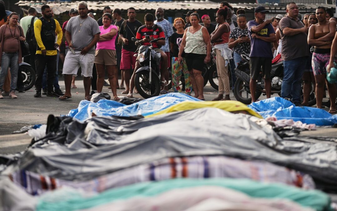 Demonstrators call for governor’s resignation after deadly Rio police raid