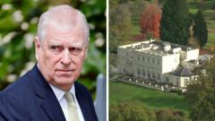 Andrew's move out of Royal Lodge may not happen until new year