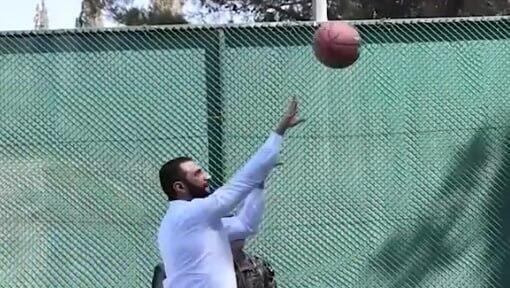 Syria president plays basketball with top US generals...