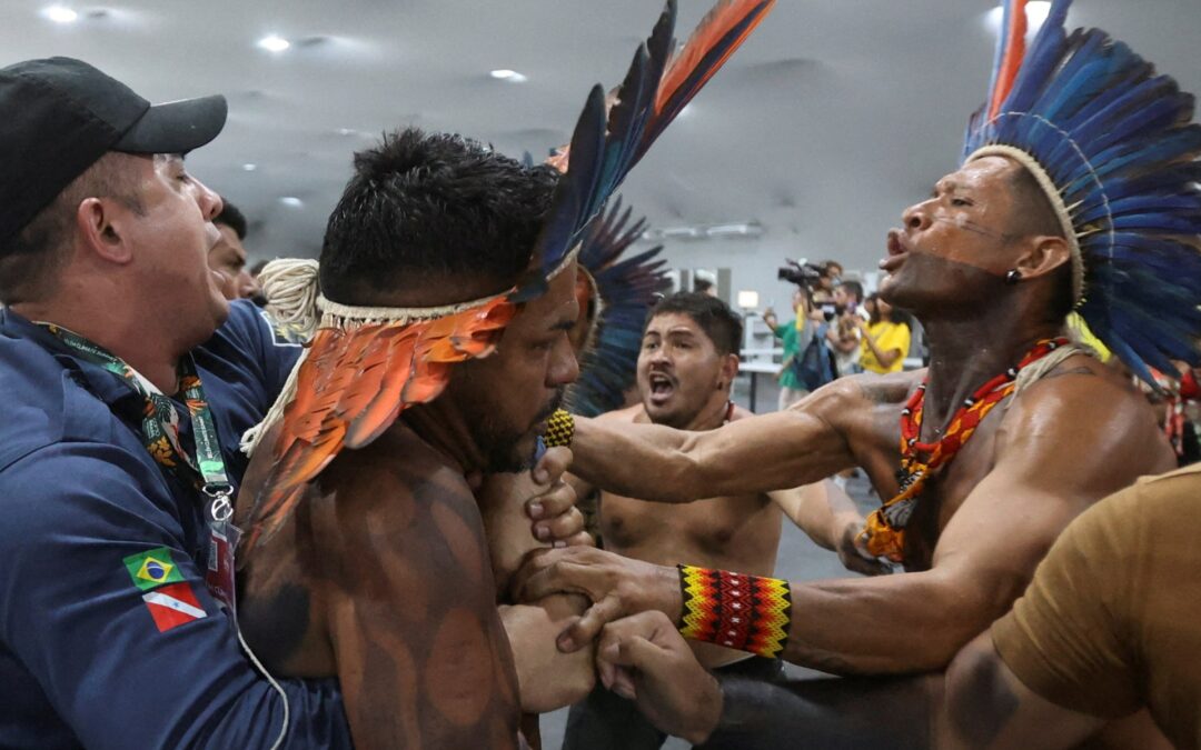Indigenous activists storm COP30 climate summit in Brazil, demanding action