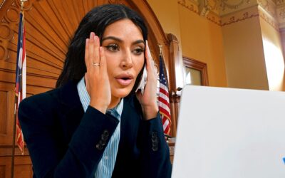 ALL’S FAIR: Kardashian flunks the bar…