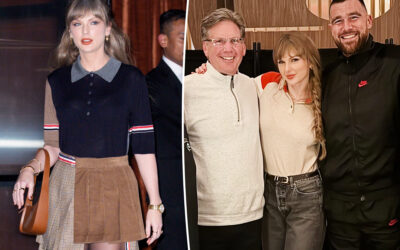 Taylor Swift resurfaces, cuddles up to fiancé Travis Kelce after Chiefs vs. Colts game