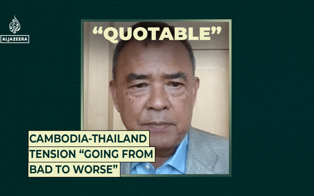 Cambodia-Thailand tension “going from bad to worse”
