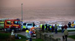 Man, 67, dies after being pulled from sea as search continues