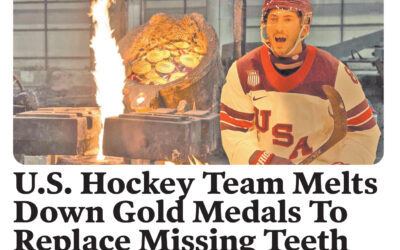 Best of the Babylon Bee: US hockey team melts down gold medals to replace missing teeth