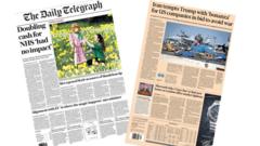 The Papers: 'Met exposed Hoyle' and 'Iran tempts Trump'