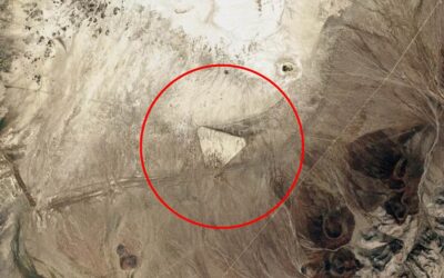 Mysterious triangular structure spotted in Nevada desert fuels lost civilization theories…