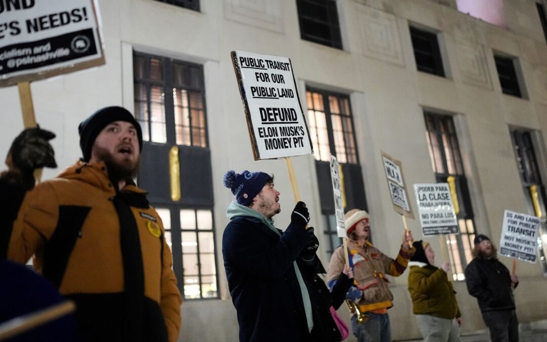Fresh fury over Musk tunnel loop under construction in Nashville...