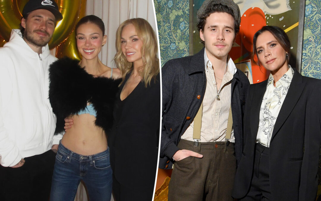 Brooklyn Beckham brutally snubs mom Victoria on UK Mother’s Day with tribute to ‘best mother-in-law’ Claudia Peltz