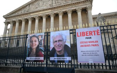 French nationals return home following Iran prison release