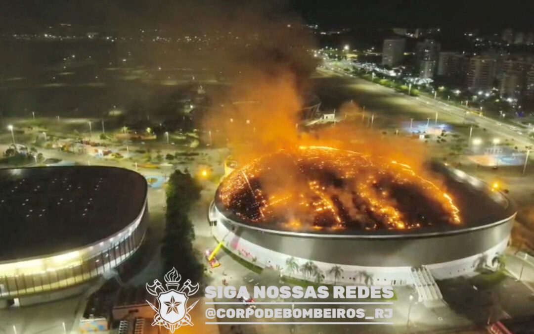 Massive fire breaks out at Rio de Janeiro’s Olympic Park