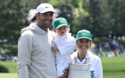 Scottie Scheffler’s family, including 12-day-old son, enjoy Masters Par 3 Contest at Augusta