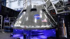 BBC tours Orion spacecraft model ahead of Artemis II return