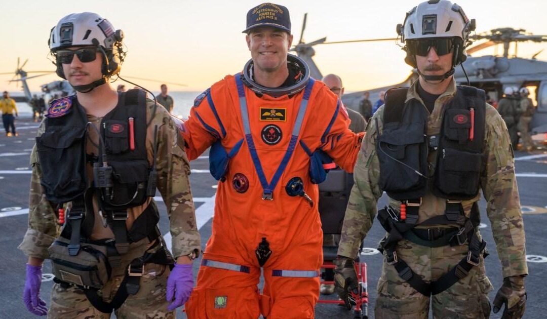 Artemis II astronauts struggle to walk after 9 days without gravity...