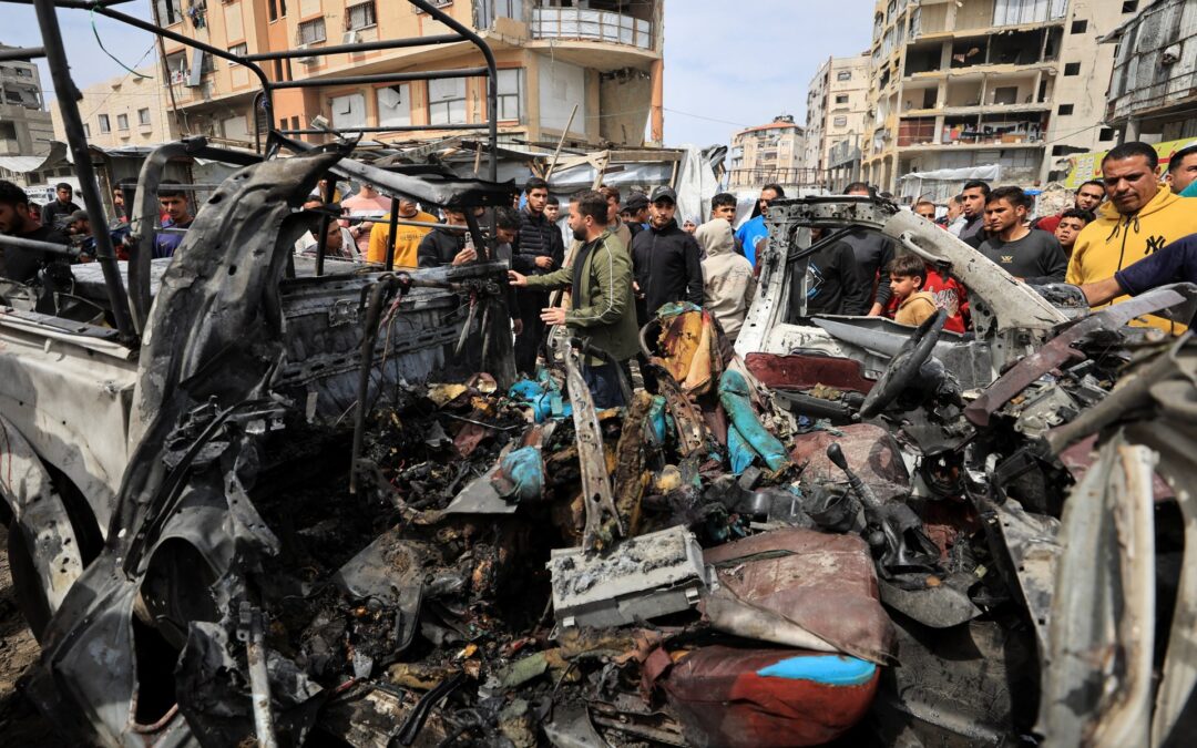 Israeli attacks kill 11, including two children, in day of strikes on Gaza