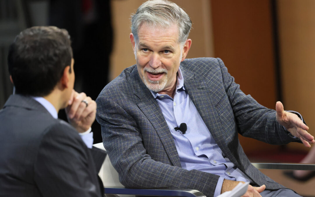 Netflix co-founder Reed Hastings makes shock exit, sending shares tumbling