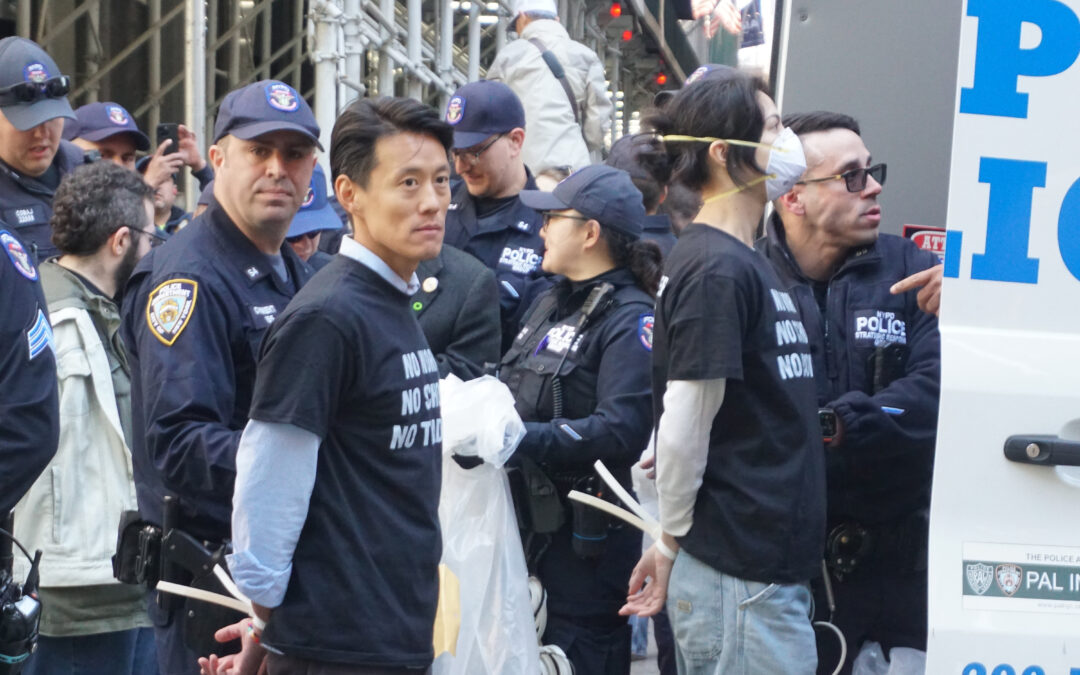 Dem congressional candidate arrested at May Day protest that blocked Wall Street