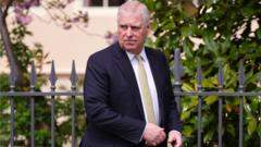 Police say man arrested over 'intimidating behaviour' near Andrew's home