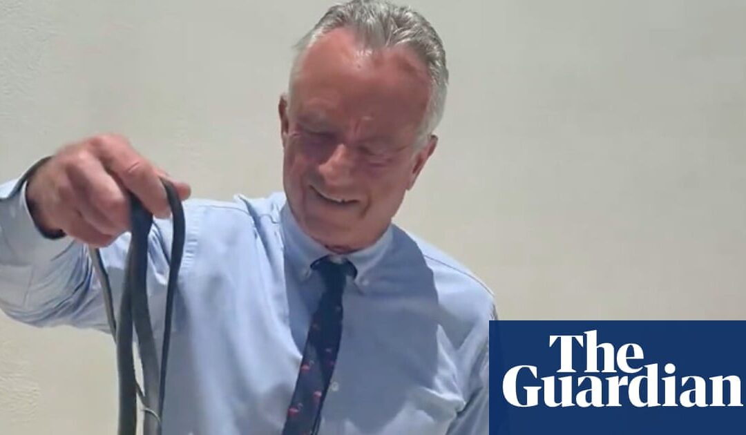 RFK Jr posts video of him wrestling snakes...