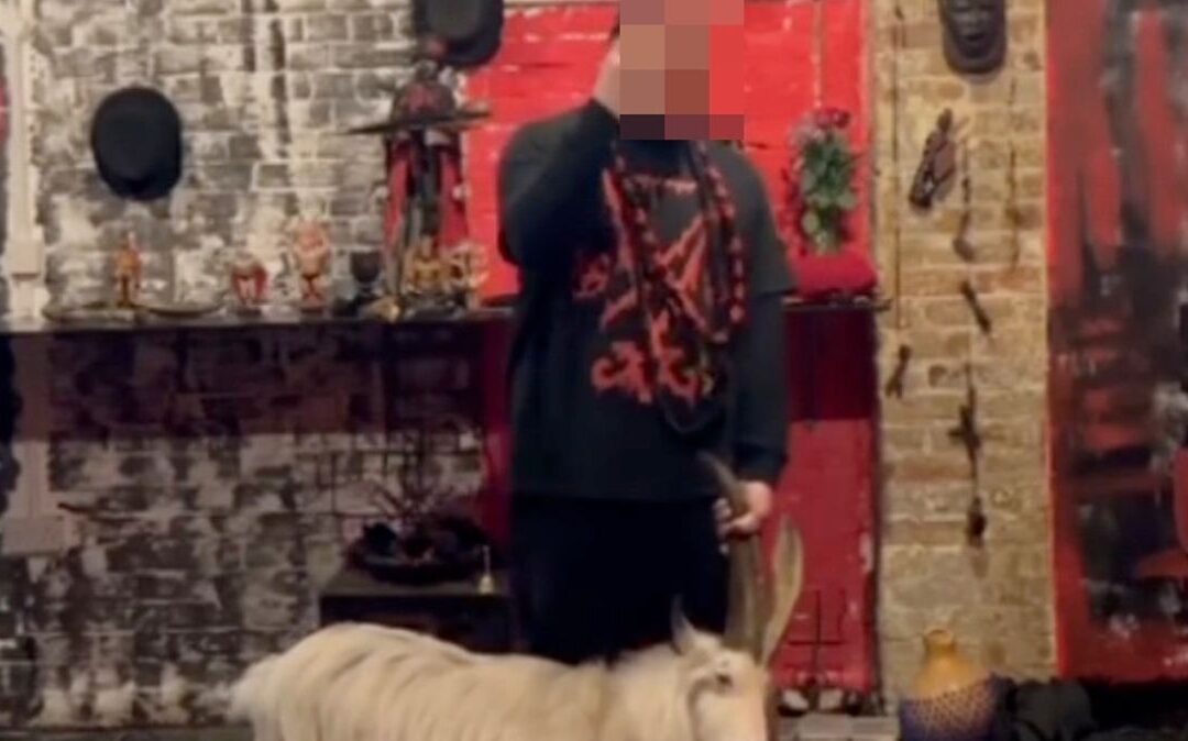 'Goat sacrificed' in trendy London office; 'Black magic ritual'...
