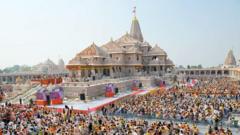 Row over alleged theft of donations from India's landmark Ram temple