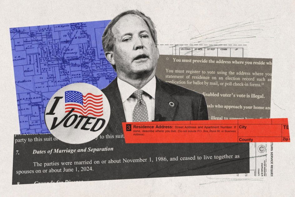 Paxton vowed to crack down on 'illegal voting.' HE may have violated election law...