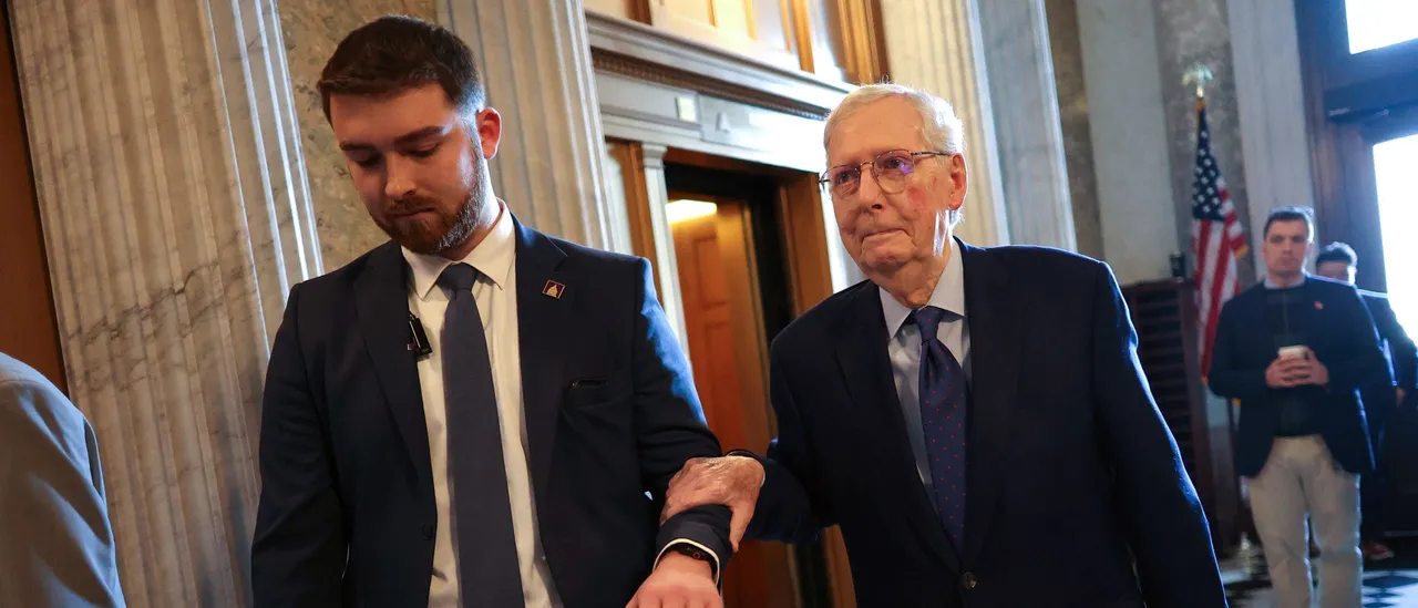 New Footage Allegedly Shows Senator Mitch McConnell Loaded Into Ambulance