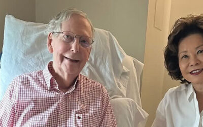 Mitch McConnell Releases Photo in the Hospital, Says He Had a Fall