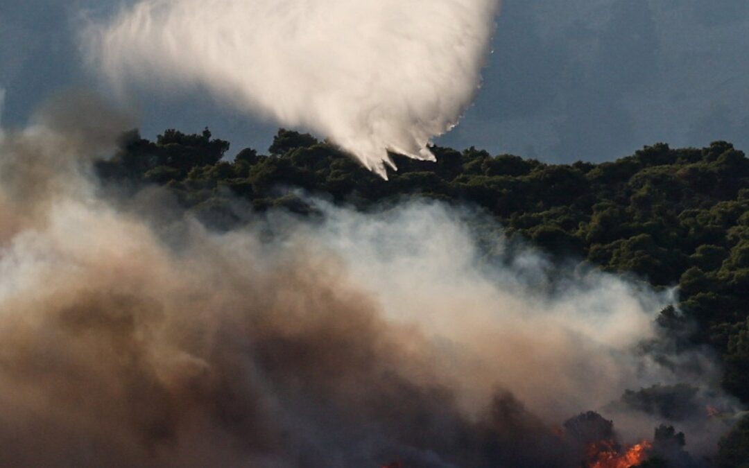 Greece battles raging wildfires as flames appear to ease in France