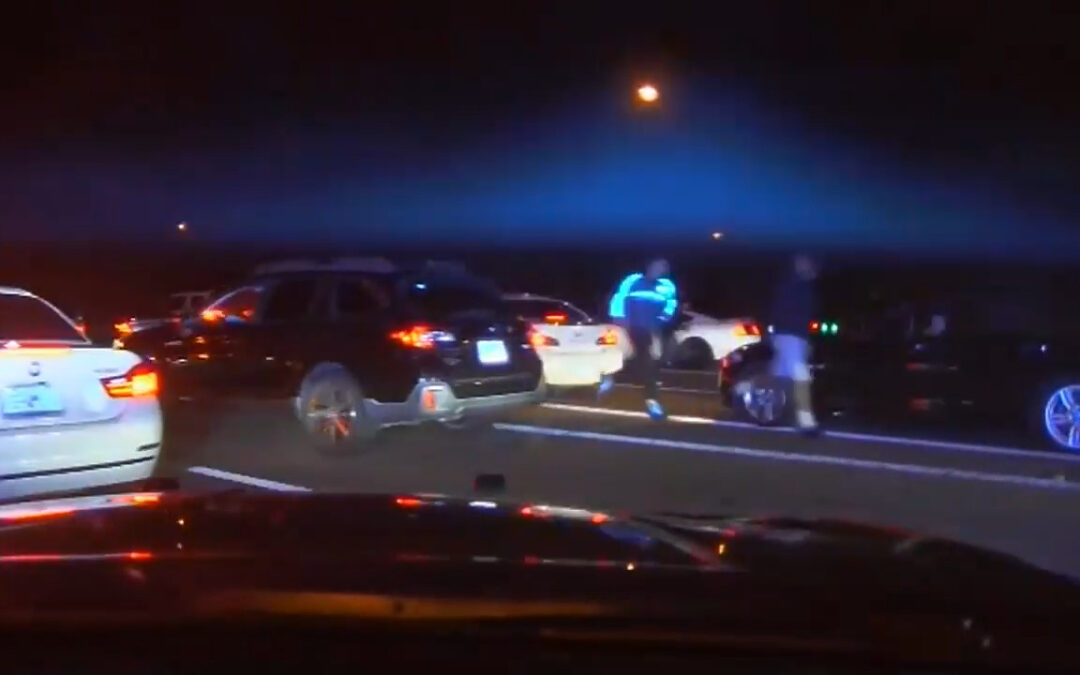 Dashcam shows Florida trooper chasing alleged street takeover suspect at 140 mph