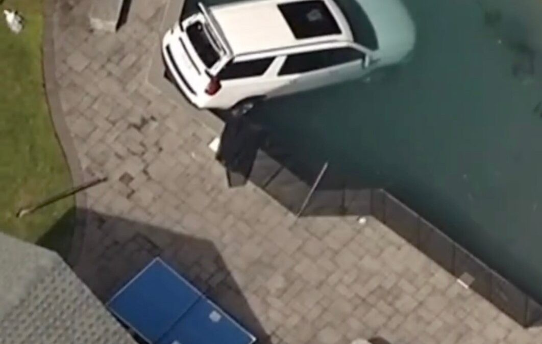 Woman dies after plunging her SUV into Long Island swimming pool