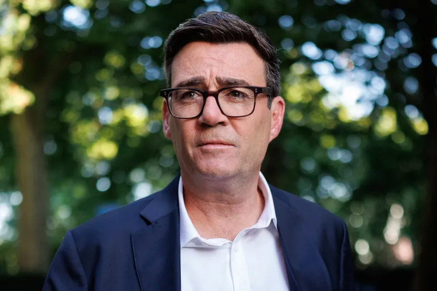 Bold pledges, upbeat mood and informality: What we learned from Andy Burnham’s first day as Britain’s leader
