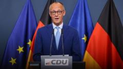 German Chancellor Merz calls state election a 'disaster' for his party but vows to stay on